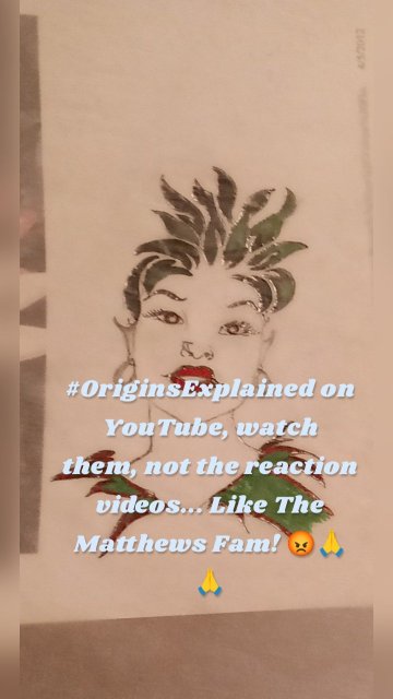 #OriginsExplained on YouTube, watch them, not the reaction videos... Like The Matthews Fam! 😡🙏🙏